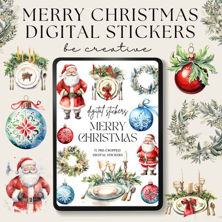 Merry Christmas Stickers