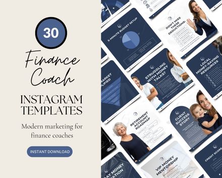 Finance Coach Instagram Templates