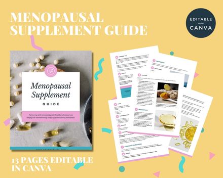  Menopause Supplement Guide 