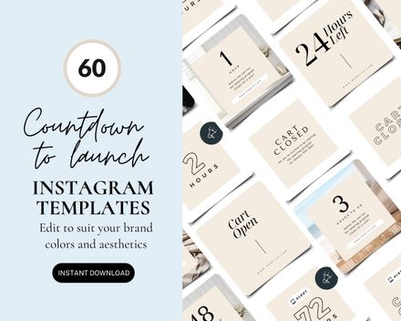 Product Launch Instagram Templates