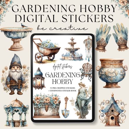 Gardening Hobby Stickers