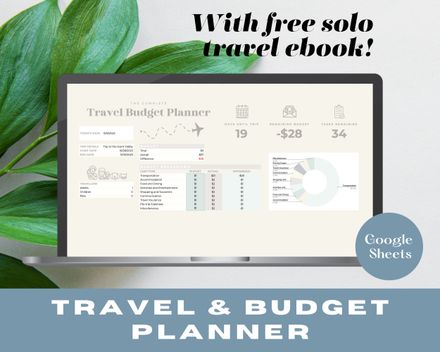 Travel and Budget Planner - Google Sheets