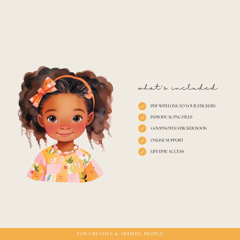Black Girl Stickers