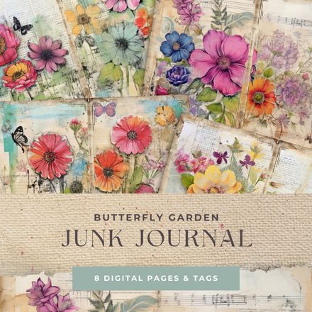 Butterfly Garden Junk Journal