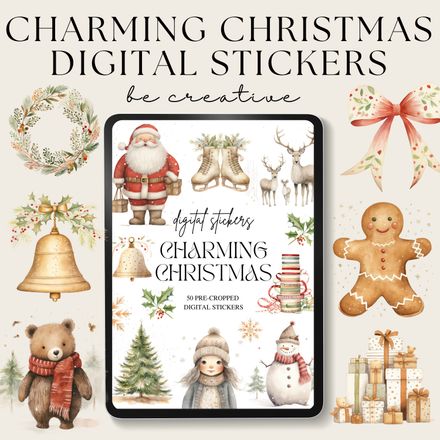 Charming Christmas Stickers