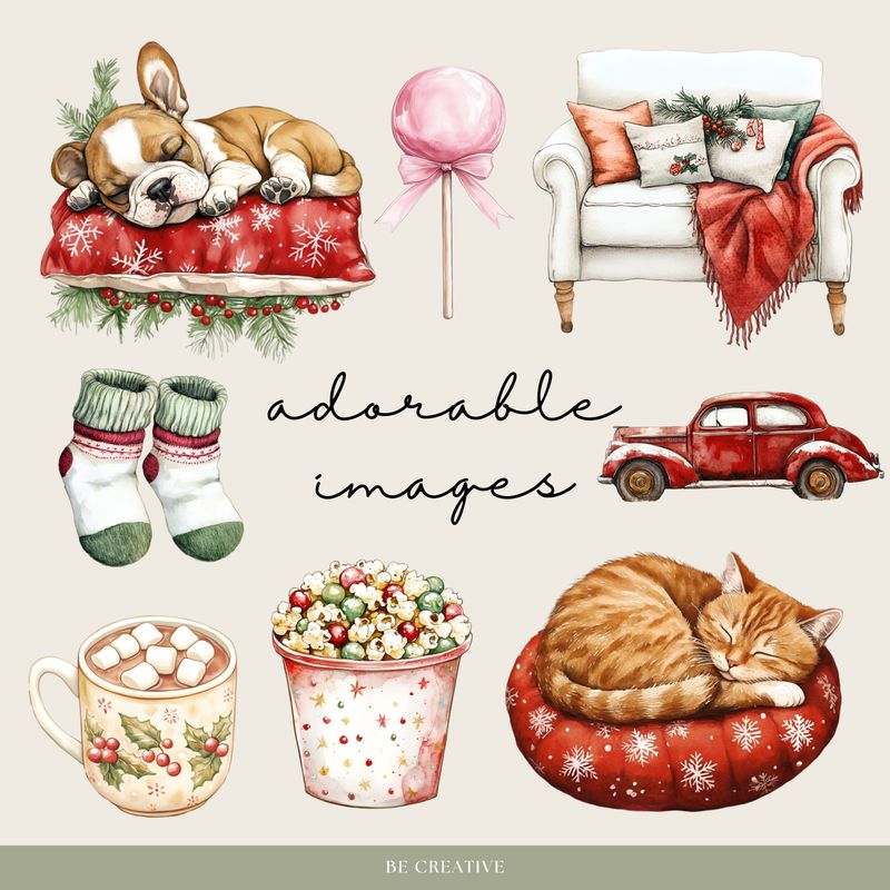 Christmas Movie Night Stickers