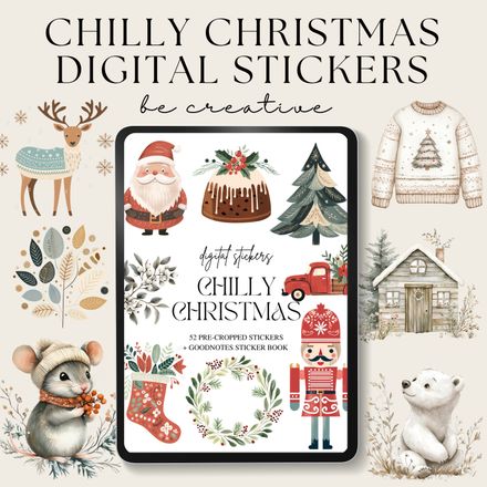 Chilly Christmas Stickers