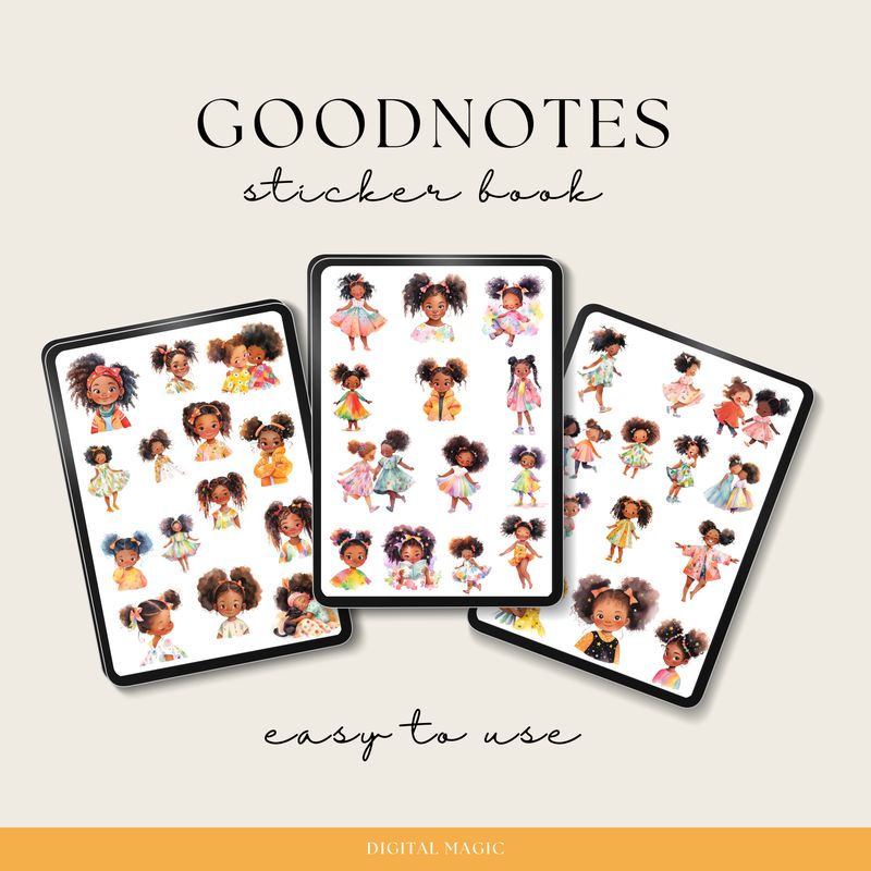 Black Girl Stickers