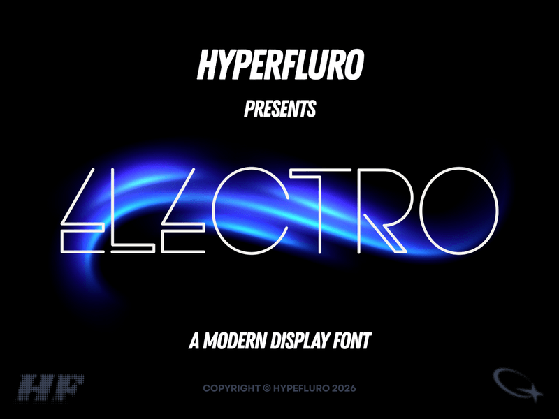 Electro (Display Font)