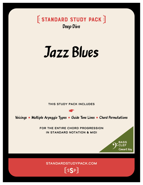 Jazz Blues, Bass Clef, Concert F