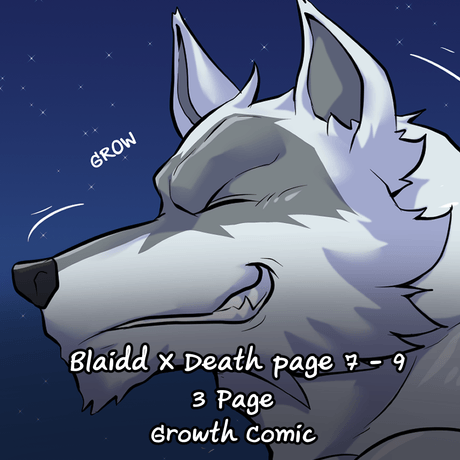 Growth comic &quot;Blaidd X Death&quot; Page 7 - 9