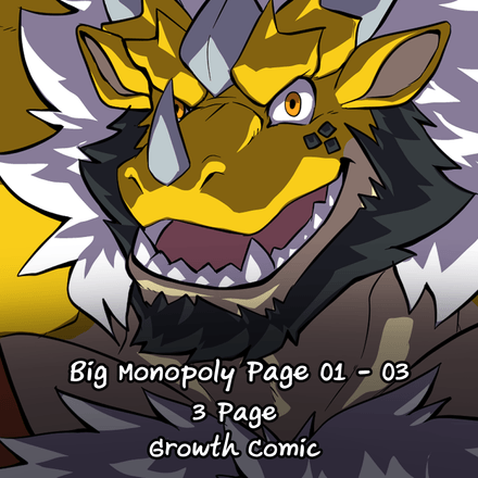 Growth comic &quot;Big Monopoly&quot; Page 01 - 03