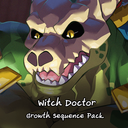 Witch Doctor growth sequence pack