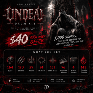 Loop Legend - Undead Drum Kit