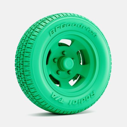 1/24 Scale, 15x7 US Indy Mag Wheel, BFGoodrich Radial T/A Tire