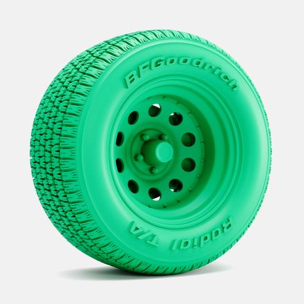 1/24 Scale, 15x10 Gold Nugget Wheel, BFGoodrich Radial T/A Tire