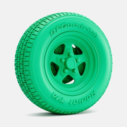 1/24 Scale, 15x8 Weld Pro Star Wheel, BFGoodrich Radial T/A Tire
