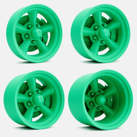 1/24 Scale, 15x4.5, 15x7, 15x8, 15x10 Torq Thrust D Wheels and Brakes