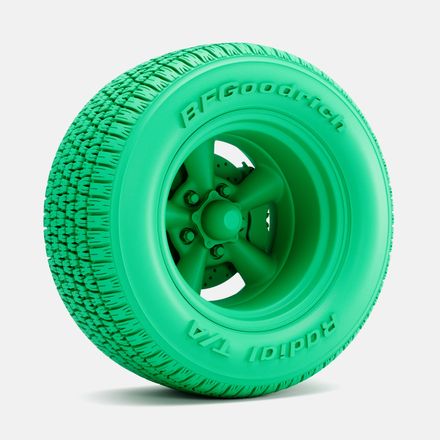 1/24 Scale, 15x10 Torq Thrust D Wheel, BFGoodrich Radial T/A Tire