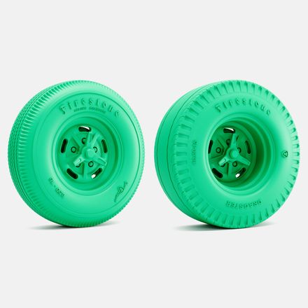 1/24 Scale, 15x7 &amp; 15x10 Kidney Bean Wheels, Firestone Tires
