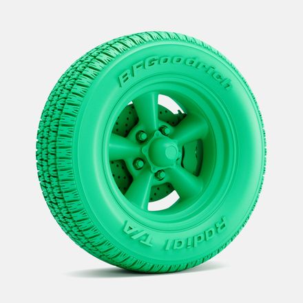 1/24 Scale, 15x7 Torq Thrust D Wheel, BFGoodrich Radial T/A Tire