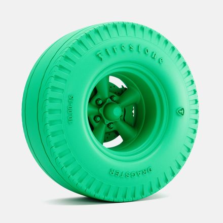 1/24 Scale, 15x10 Torq Thrust D Wheel, Firestone Dragster Cheater Slick