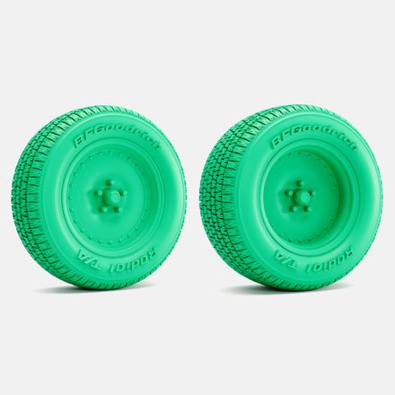 1/24 Scale, 15x7 &amp; 15x10 Centerline Auto Drag Wheels, BFGoodrich Radial T/A Tires