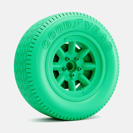 15x8 Minilite Wheel, Goodyear Blue Streak 600 Tire **DIGITAL FILE**