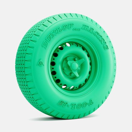 1/24 Scale, 15x8 Dunlop D-Type Wheel, Dunlop CR65 Tire