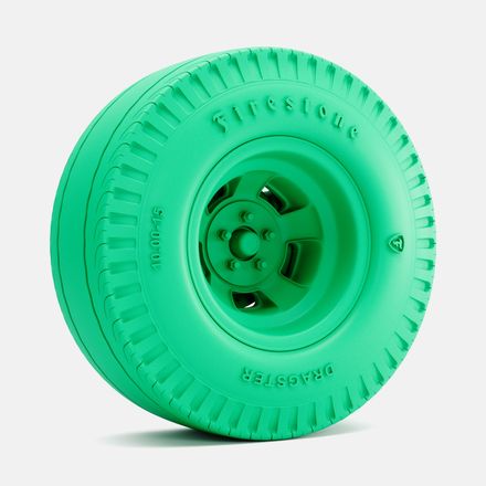 1/24 Scale, 15x10 Halibrand Sprint Wheel, Firestone Dragster Cheater Slick