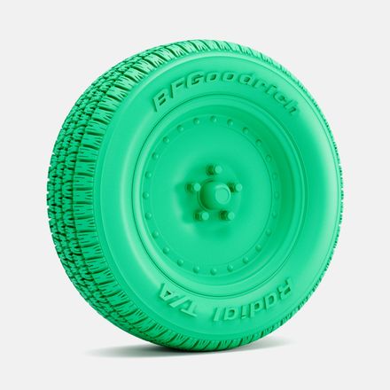 1/24 Scale, 15x7 Centerline Auto Drag Wheel, BFGoodrich Radial T/A Tire