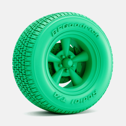 15x10 Pacer Supreme Wheel, BFGoodrich Radial T/A 295/50 Tire **DIGITAL FILE**