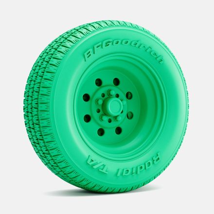 1/24 Scale, 15x8 Weld Draglite Wheel, BFGoodrich Radial T/A Tire
