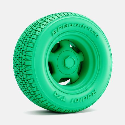 1/24 Scale, 15x10 American Racing Hammer, BFGoodrich Radial T/A Tire