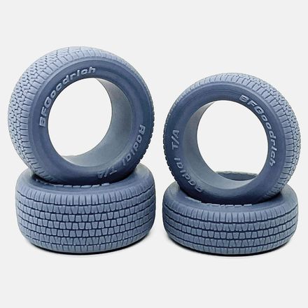 1/25 Resin, 15 Inch BFGoodrich Radial T/A Tires, Set of 4