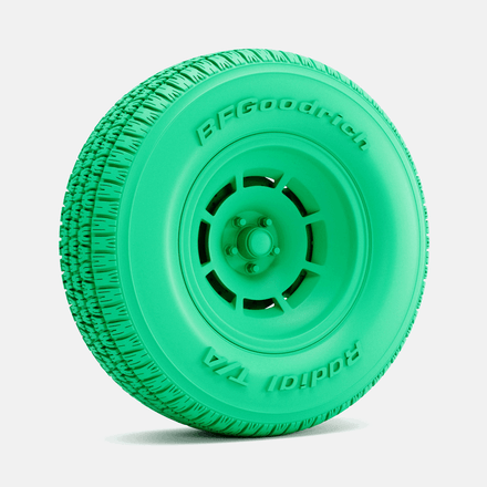 15x8 C3 Corvette YJ8 Wheel, BFGoodrich Radial T/A 255/70 Tire **DIGITAL FILE**