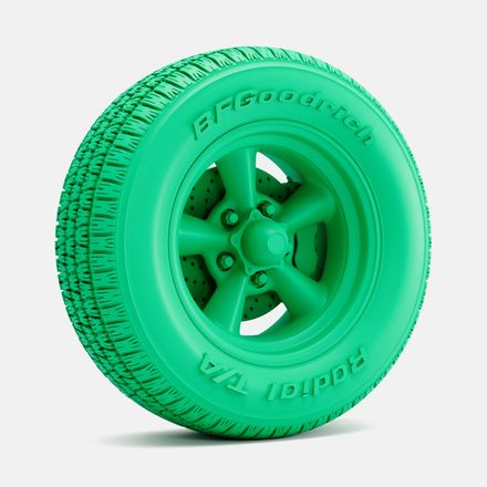 1/24 Scale, 15x8 Torq Thrust D Wheel, BFGoodrich Radial T/A Tire