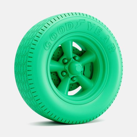1/24 Scale, 15x8 Torq Thrust D Wheel, Goodyear Blue Streak 600 Tire