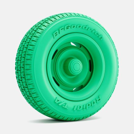 1/24 Scale, 15x8 GM Rallye Wheel, BFGoodrich Radial T/A Tire