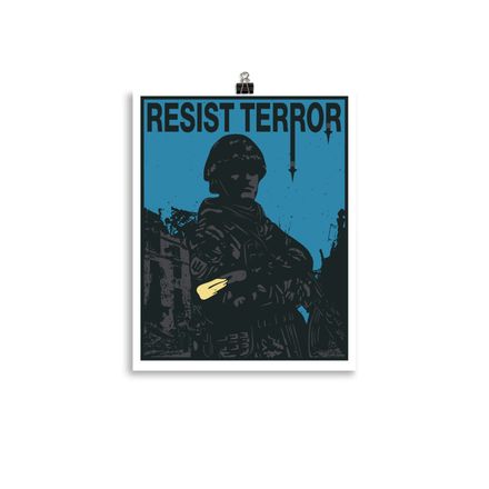 Resist Terror- Yellow arm band