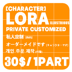 Private Customized LORA(Illustrious)