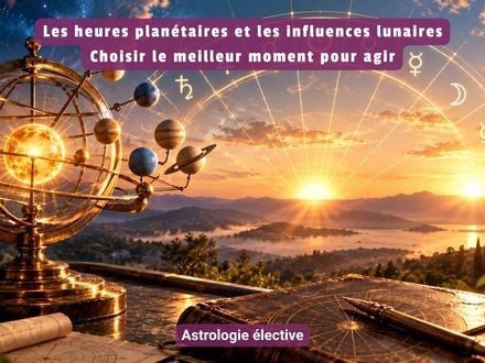 Heures planétaires et influences lunaires : Choisir le meilleur moment