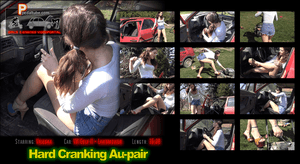 Hard Cranking Aupair Girl