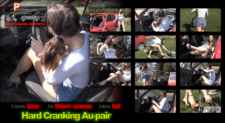 Hard Cranking Aupair Girl