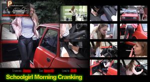 Schoolgirl Morning Cranking