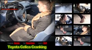 Hard Cranking and Revving Toyota Celica