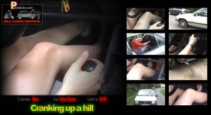 Opel Corsa Cranking up a Hill