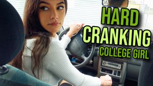 Hard Cranking College-Girl