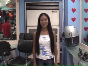 Vid 441 - Jennyline Very Long To Short Bob