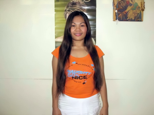 Vid 354 – Amy Very Long To Short Buzzcut